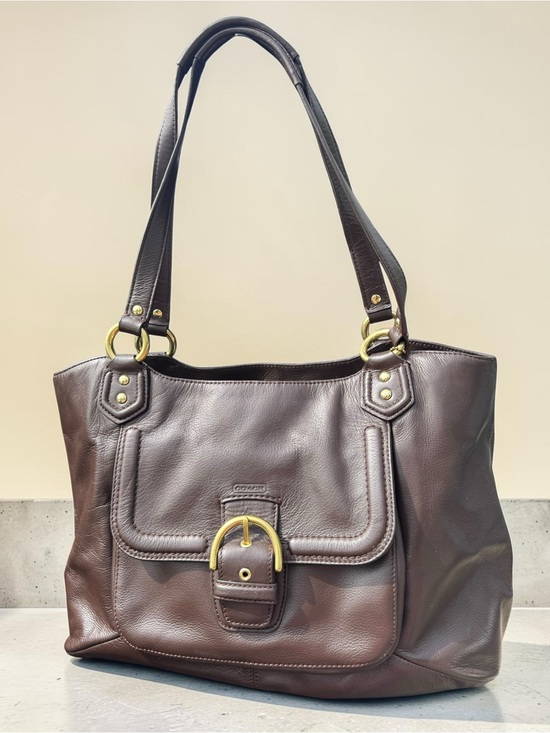 Coach Handbags - Vintage Coach Carryall - Brown Leather Shoulder Tote